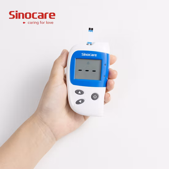 Sinocare Safe Accu2 Blood Glucometer Kit Sistema de monitoramento de glicose no sangue