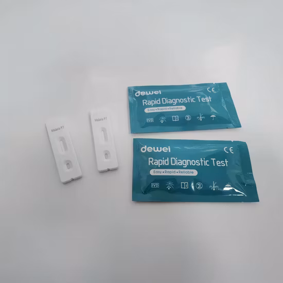 Kit de teste rápido de antígeno de Malária P.F para teste de doenças infecciosas com CE