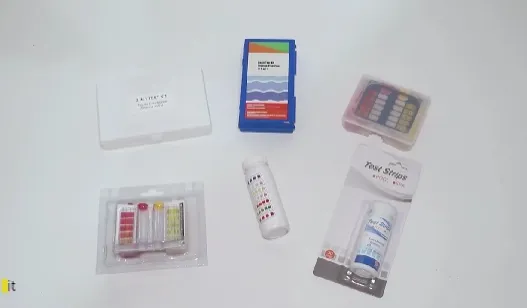Tiras de teste de qualidade da água 14 parâmetros para água potável